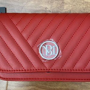 Red Bradgley Mischka brand new cross body bag